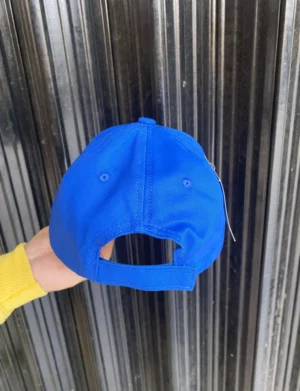 Blue logo cap