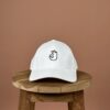 O three Logo Cap White