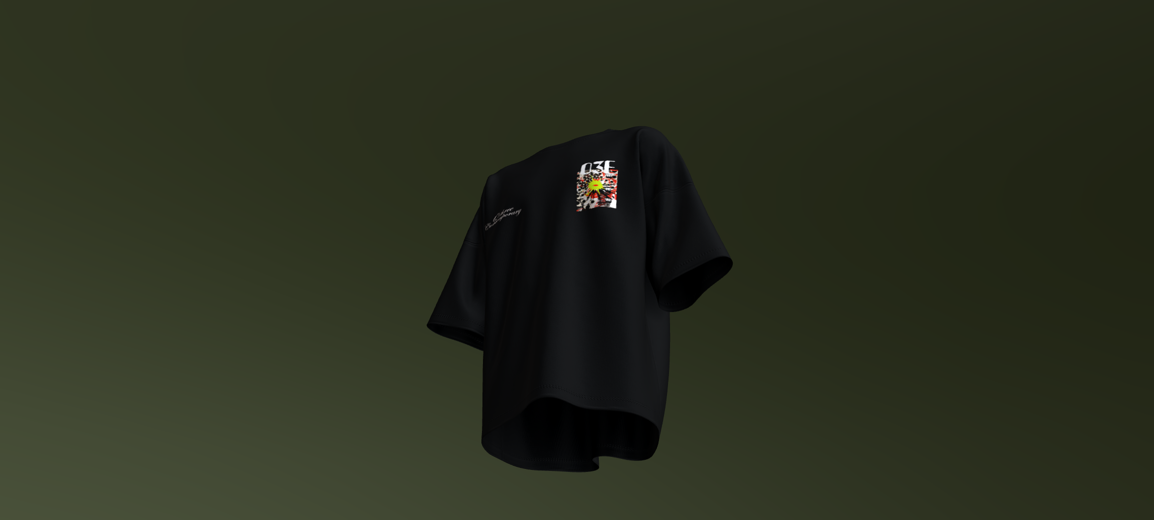 O three Black Tshirt