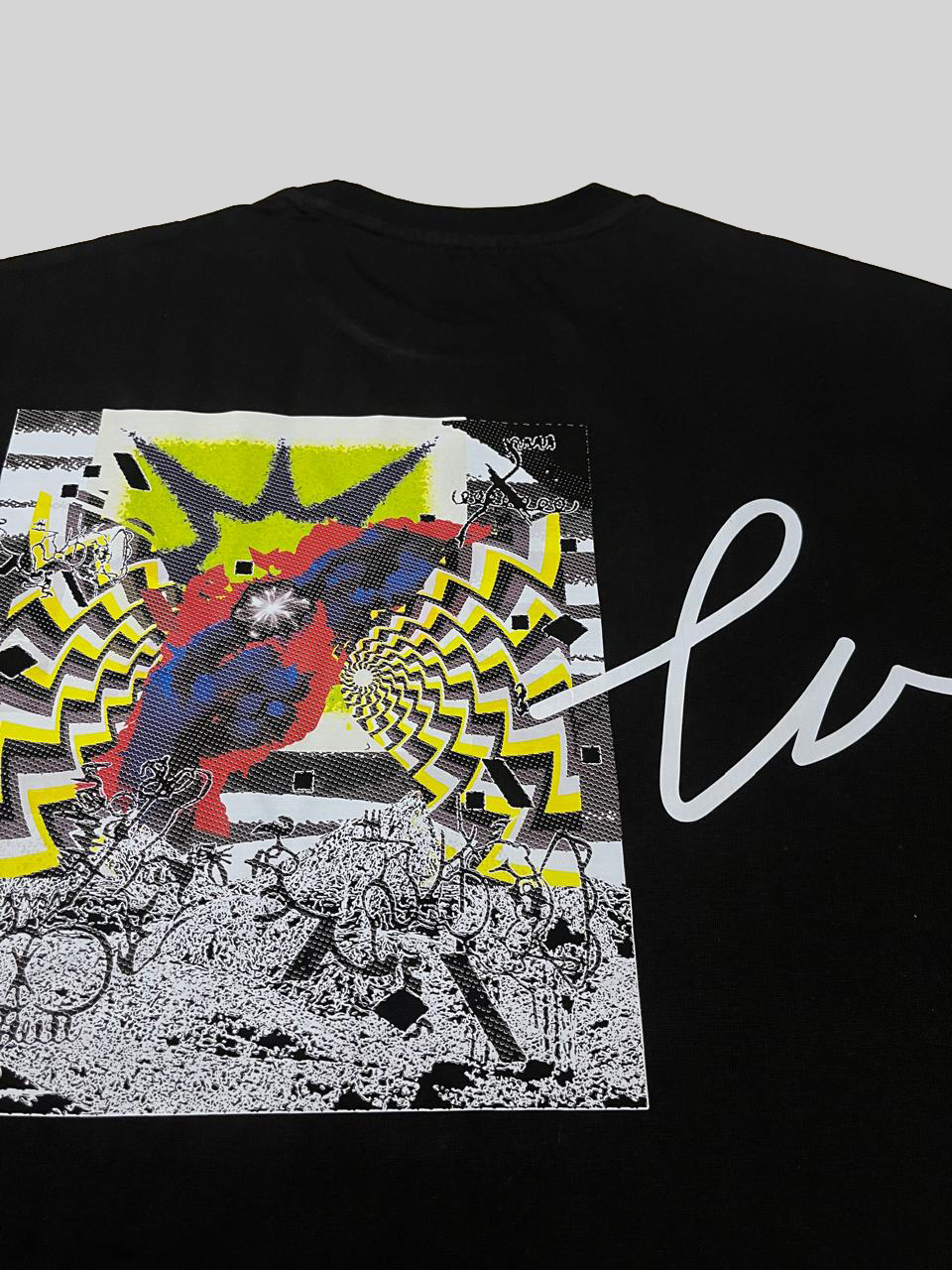 O three Love Black Tshirt