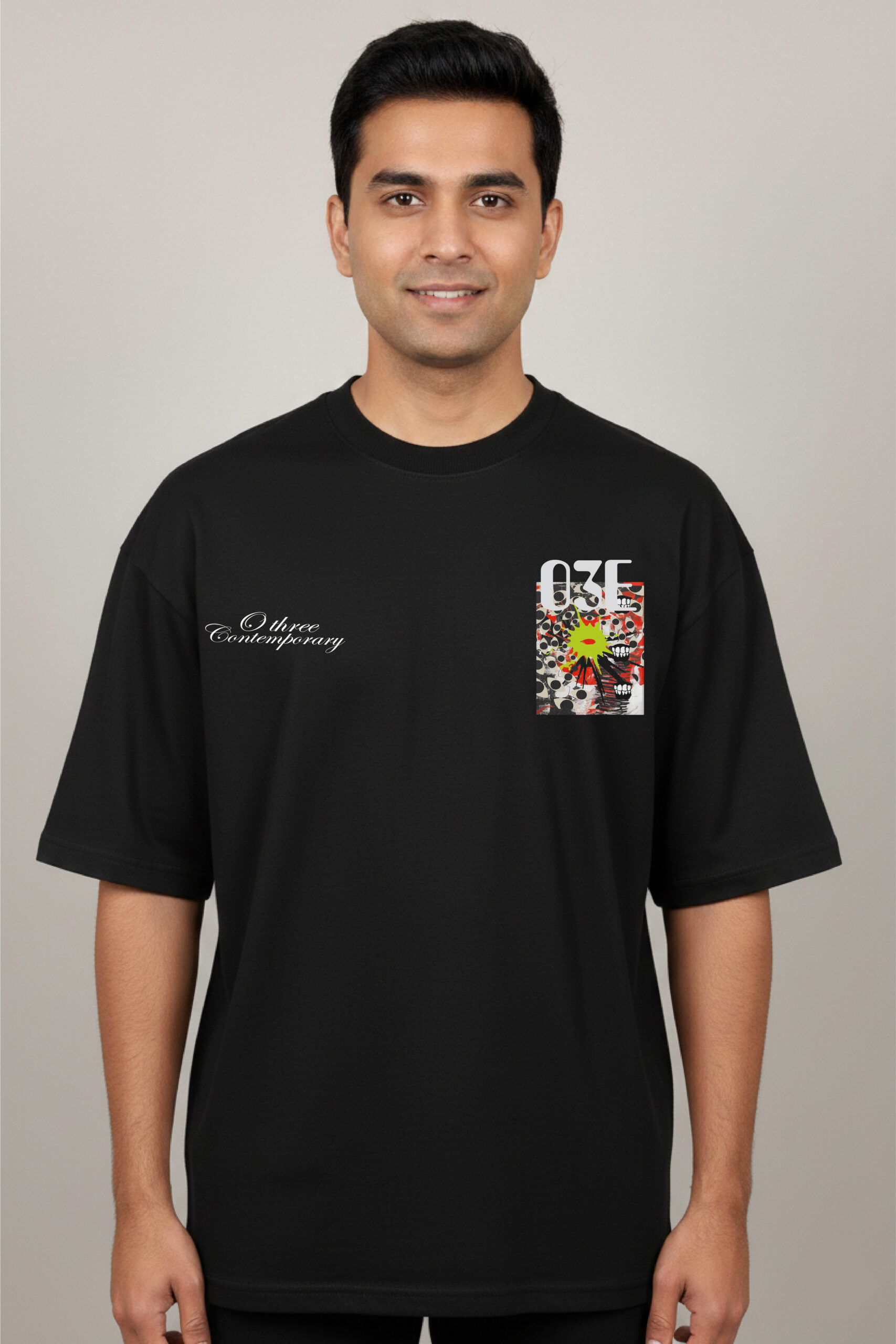 O three Black Tshirt