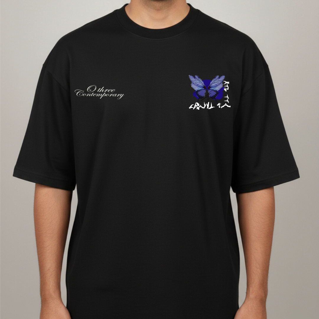 O three Black Tshirt 4 Crawl fall fly