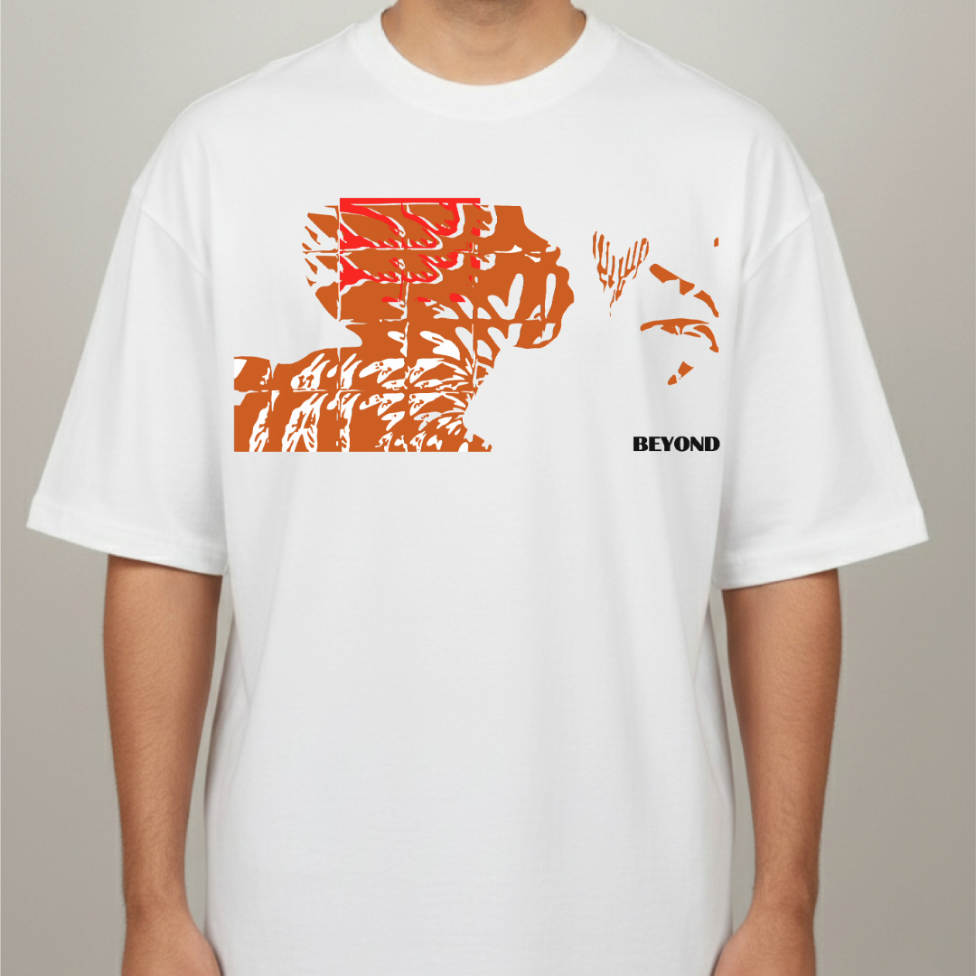 white graphic tshirt