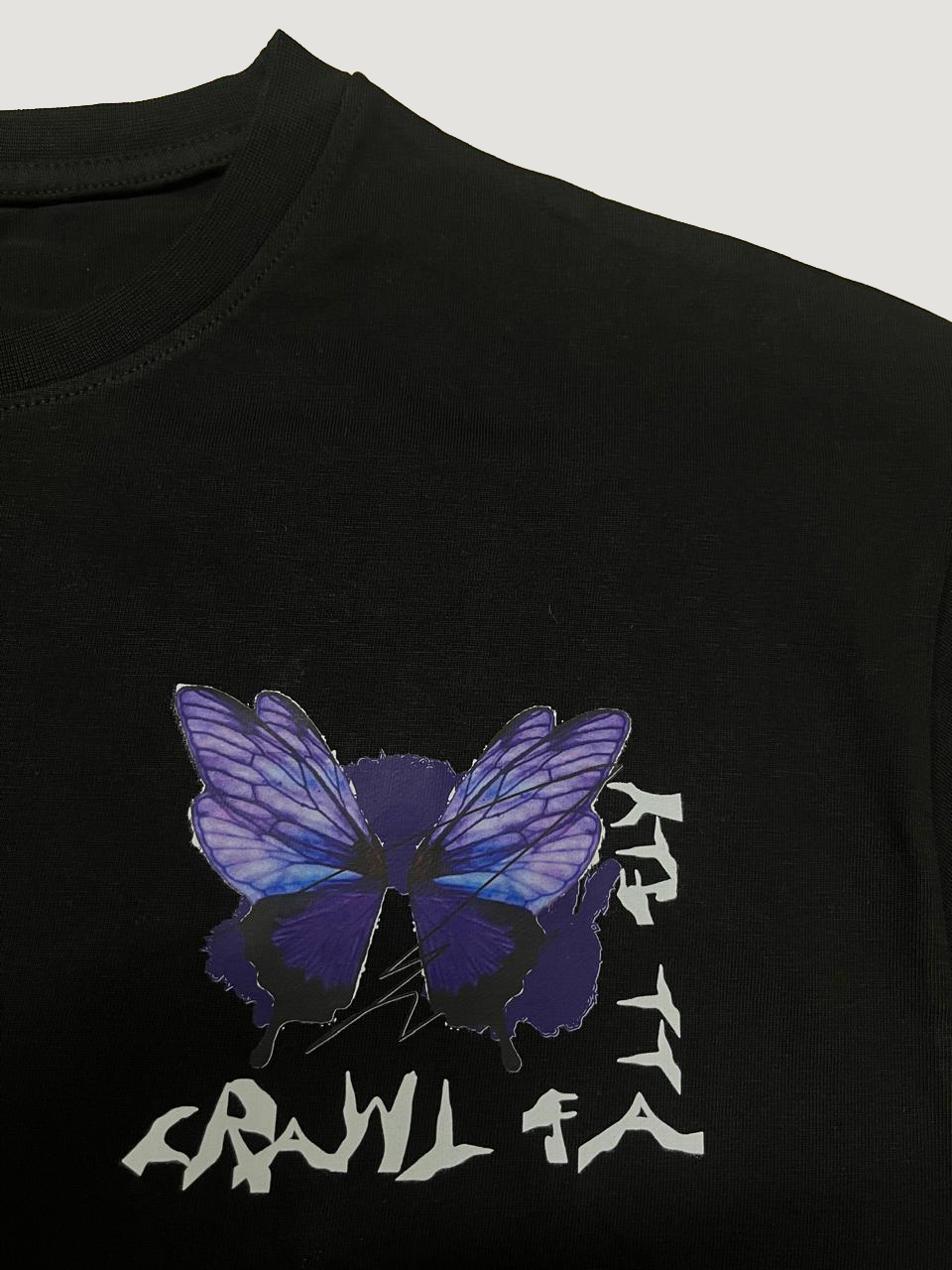 O three Black Tshirt 4 Crawl fall fly