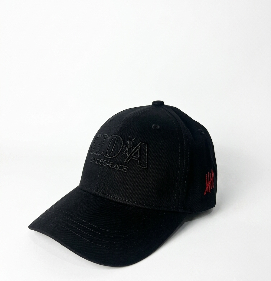 black cap, choose peace